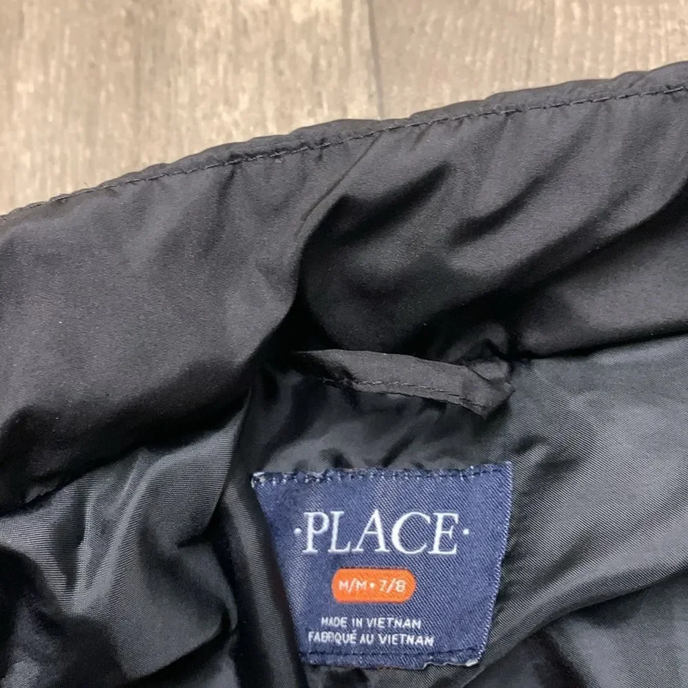 Kids‎ The Children’s Place Puffer Black Full Zip Jacket